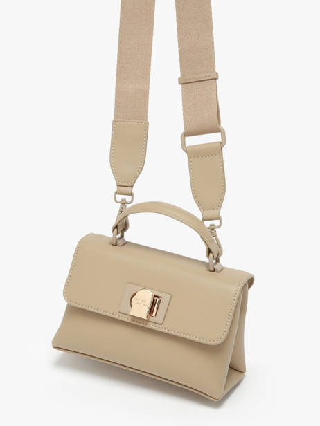 Cross Body Tas Saffiano David jones Bruin saffiano CM7211H ander zicht 2